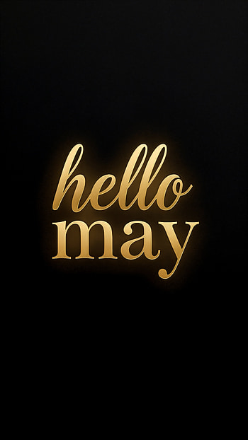 Hello May , Golden May Glow, May Lock Screen, Hello May HD phone wallpaper