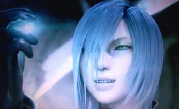 Kadaj, blue, cool, anime, colour HD wallpaper