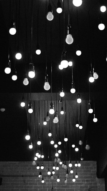 Black Aesthetic, Lights HD phone wallpaper