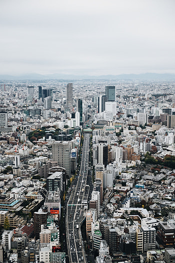 Cities, City, View From Above, Tokyo HD phone wallpaper