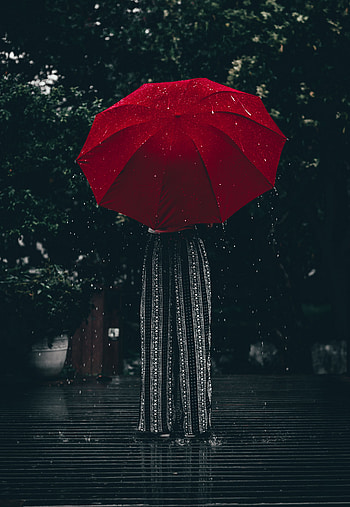Rain, Miscellanea, Miscellaneous, Girl, Umbrella HD phone wallpaper