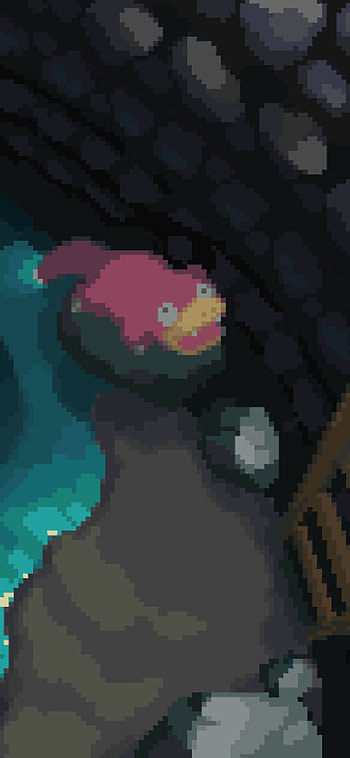 Slowpoke Pixel — HeartGold & SoulSilver Background, pixel art, video game HD phone wallpaper