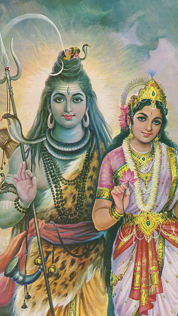 Sami , Sketch, Lord Shiva, Parvati HD phone wallpaper