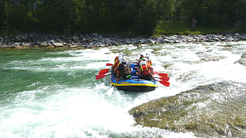 Isar River, Rafting HD wallpaper