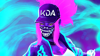 Kda Akali Chroma, league-of-legends, games, deviantart HD wallpaper