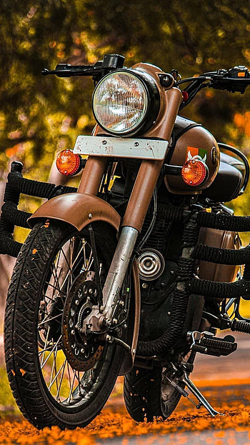 Bullet Bike, army bike HD phone wallpaper