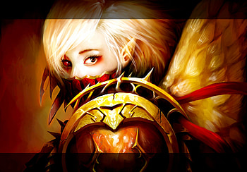 ELF WARRIOR ANGEL, wings, art, angel, masked, elf, armored HD wallpaper