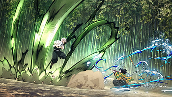 Kimetsu no Yaiba, Demon Slayer: Kimetsu no Yaiba, Sanemi Shinazugawa, Giyuu Tomioka, Anime HD wallpaper