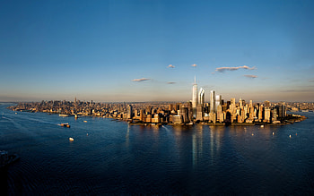 Landscape, Cities, Sea HD wallpaper