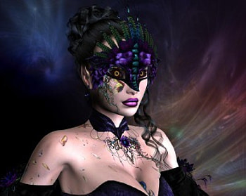 Bird Mask, lady, abstract, mask, fantasy HD wallpaper