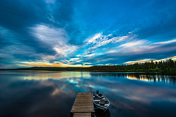 Beaver-Lake, Lake, Beaver, sky, Nature HD wallpaper
