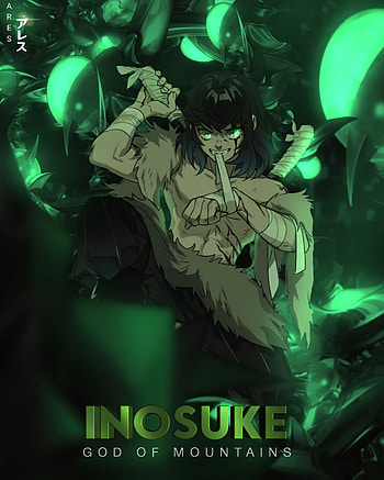 Inosuke, naruto, art, abstract, demon_slayer, anime HD phone wallpaper