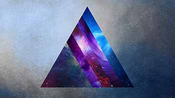 Triangle, Space prism, , and mobile HD wallpaper