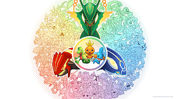 940810 Pokemon Kyogre Groudon Rayquaza HD wallpaper