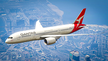 Qantas, Travels, Boeing 787 Dreamliner HD wallpaper