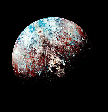 Universe, Dark, Surface, Ball, Planet HD phone wallpaper