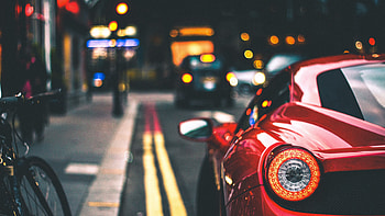 Auto, Cars, Blur, Smooth, Headlight HD wallpaper