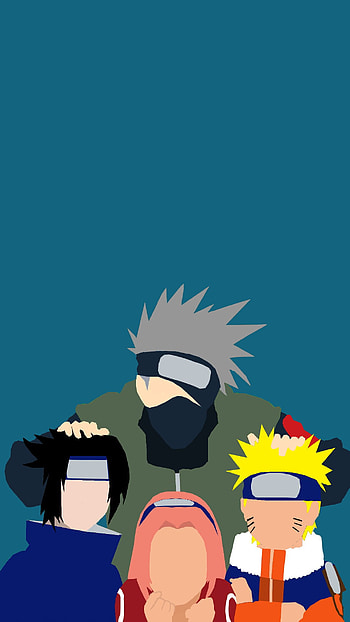 Team 7, Naruto Uzumaki, Sakura Haruno, Sasuke Uchiha, Kakashi Hatake, Anime, Naruto, Naruto & Sasuke HD phone wallpaper