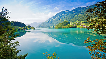 Lakes, lake, mountains, nature HD wallpaper