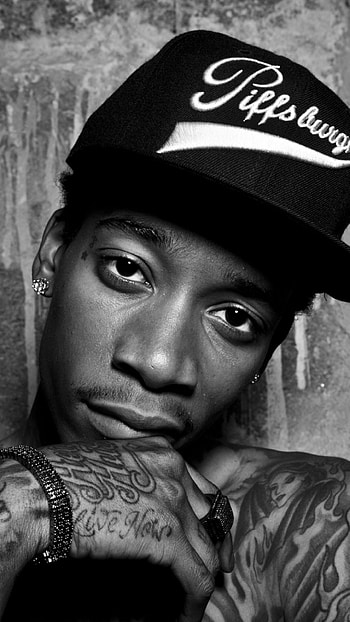 Wiz khalifa, Boy, Rapper, Tattoo, Cap . HD phone wallpaper