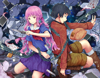 MN Cupid, anime, mirai nikki, cool, wall, new HD wallpaper