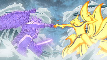 Susano and Nine Tails Fox, Anime, Naruto HD wallpaper