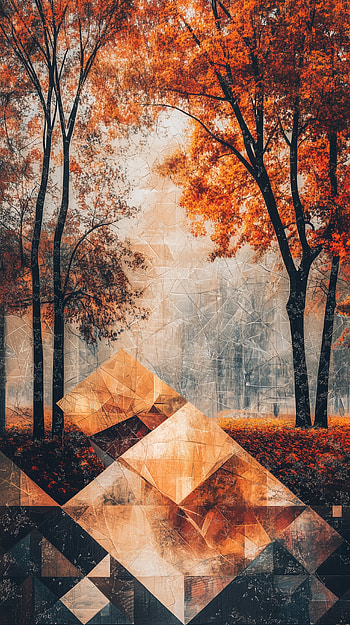 Autumn Bliss: A Fall for Your , Autumn, tree, landscape HD phone wallpaper