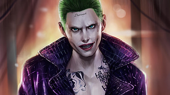 Joker Bad Guy Art, joker, superheroes, supervillain, artwork, deviantart HD wallpaper
