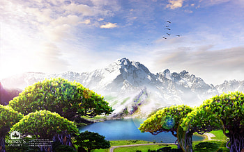 Dream Lake, dream, lake, artist HD wallpaper