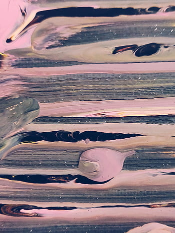Abstract painting featuring textured streaks in pink and gray, offering a modern artistic design. HD phone wallpaper