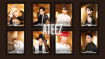 Ateez orange, music, ATEEZ HD wallpaper