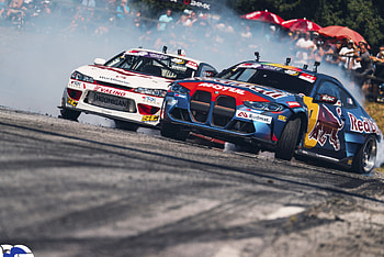BMW M4 Red Bull DMEC 2022, Drifting HD wallpaper