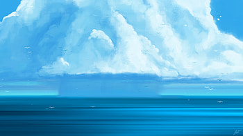 Storms Sea Ocean, artist, artwork, digital-art, deviantart HD wallpaper
