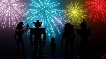 Five Nights at Freddy's: Security Breach – Fireworks Spectacle, Five Nights at Freddy's: Security Breach, Five Nights at Freddy's HD wallpaper