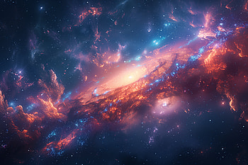 Univers 4, universe, galaxy, Stars, nebula, space HD wallpaper