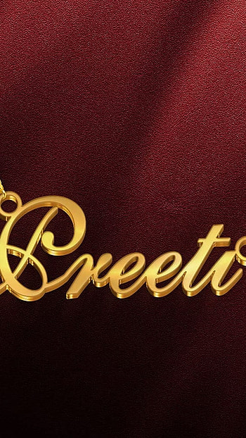 P Name, Beautiful, Gold, Preeti HD phone wallpaper