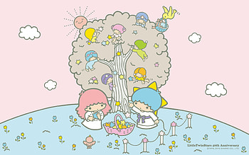 Little Twin Stars Kawaii - Cute HD wallpaper