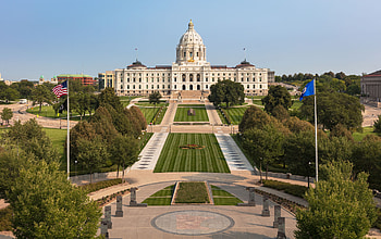 Minnesota Travels, Architectural beauty, State capitol, Historical restoration HD wallpaper