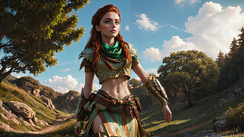 Aloy Horizon Zero Dawn Fantasy Art , aloy, horizon-zero-dawn, games, pc-games, xbox-games, ps-games, fantasy-girls, 2023-games, deviantart HD wallpaper