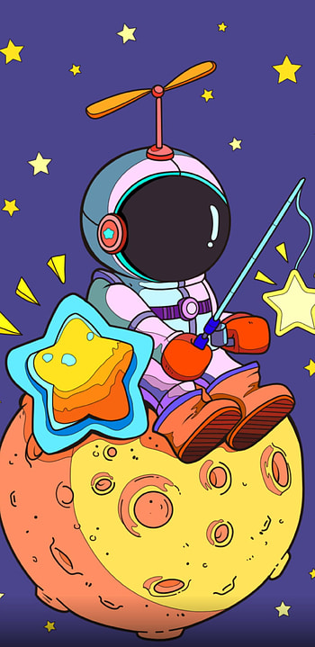 Astronaut, red, art, cosmos, , great, nice HD phone wallpaper