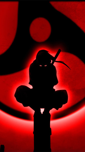 Itachi Uchiha, Red, Anime, Naruto HD phone wallpaper