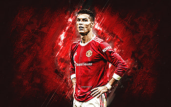 Cristiano Ronaldo, Manchester United FC, CR7, Ronaldo portrait, premier league, england, football, grunge art HD wallpaper