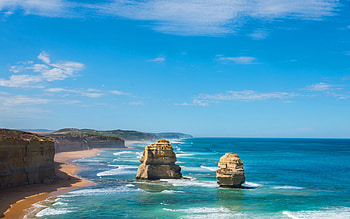 Beach, Ocean, Cliff, Australia HD wallpaper
