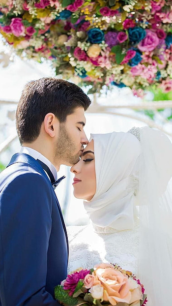 Muslim Couple, Islamic Marriage, islamic, marriage HD phone wallpaper