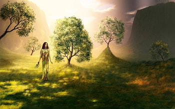 Making my way, fantasy, art HD wallpaper