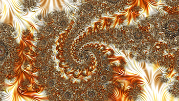 Fractal Art for your - Trippy, orange (Color), red, white, psychedelic, trippy, Abstract, fractal HD wallpaper