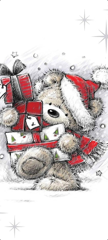 Xmas Life, teddy, christmas, santa HD phone wallpaper