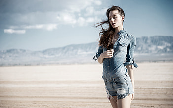 Girl Formal Shirt Shorts , girls, model HD wallpaper