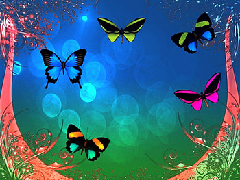 Butterflies in Dreamland, Summer Days, Good Days, Happy Times, Dreams with Butterflies HD wallpaper