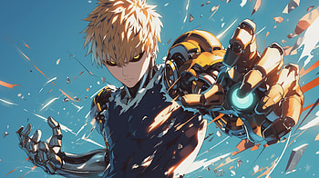 Genos: The Cyborg Blaze, Anime, One-Punch Man, Genos (One-Punch Man) HD wallpaper
